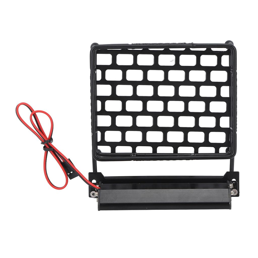 RC Car Roof Rack Luggage Carrier with LED Light for Traxxas for Axial RC Car Upgrade Parts Accessories