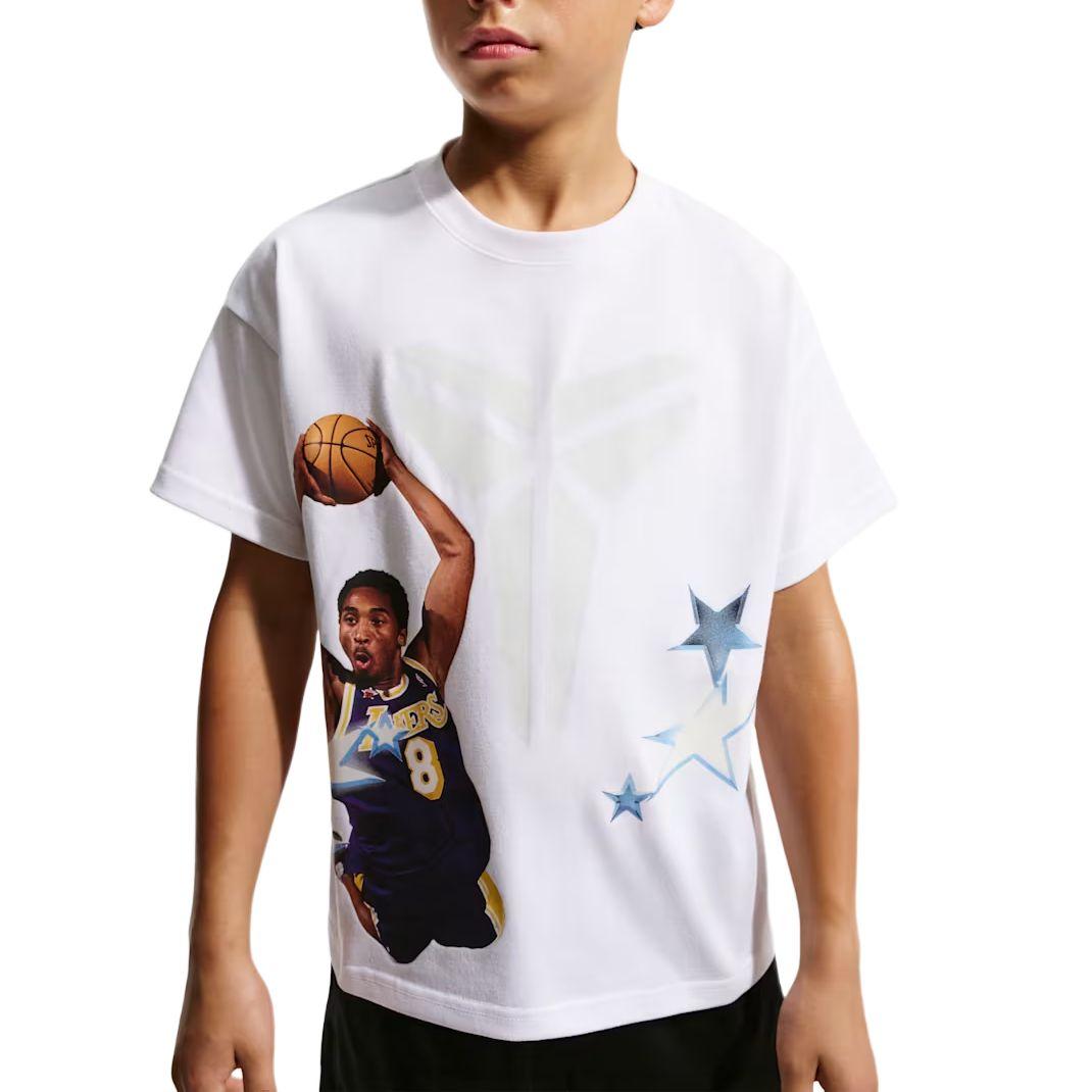 Nike Kids Dri-FIT Max90 Loose Comfortable Sports Drop Shoulder Short Sleeve T-Shirt Kids tops IO1146-100 S