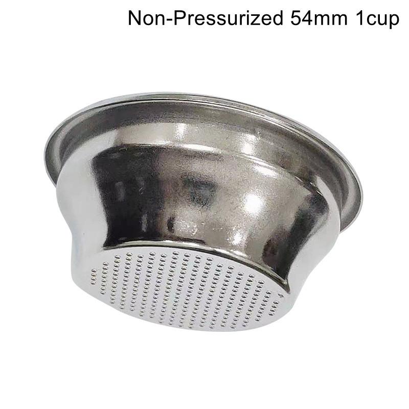 54mm Basket For Spout Bottomless Portafilter 54mm Breville 870 875 878 880 Espresso Machine Accessories Coffee Filter 1/2 Cup