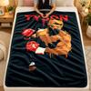Flannel BlanketMike Tyson Warm Soft Throw Blanket for Indoor Sofa Bed Living Room Use