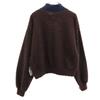 SHAREEF Made In Japan Long Sleeve Mock Neck Sweater 1 Two-tone Color Women Used