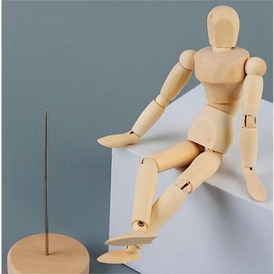 1 Stück 8 Zoll Gelenk bewegliche Puppe Person Dekoration, Kunst Malerei Skizze Modell Werkzeuge, Holzhandwerk