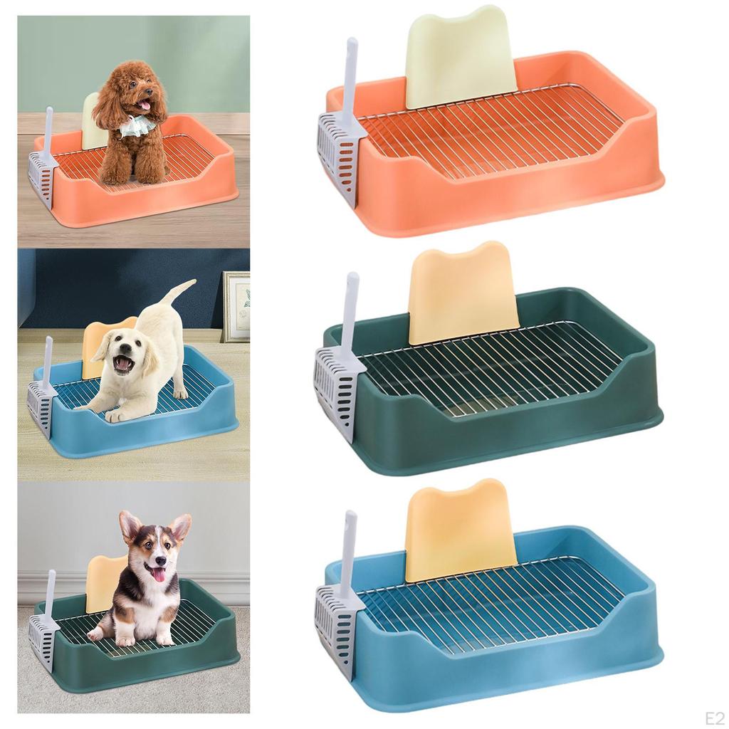 Dog Toilet Puppy Potty Tray Pet Supplies Portable Litter Pan Anti Splashing Indoor