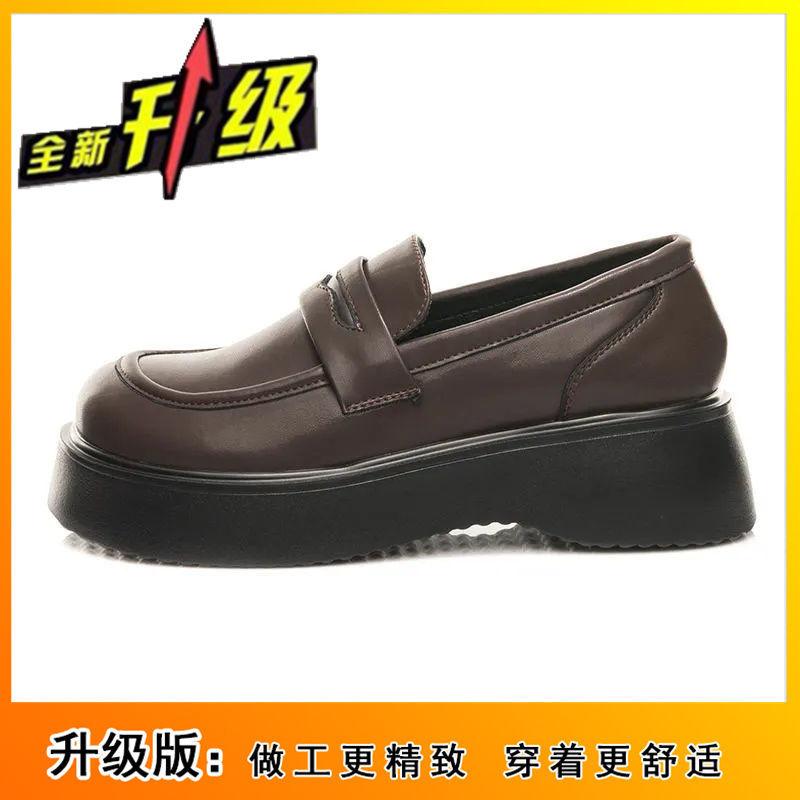 

Черные туфли на платформе из натуральной кожи женские в британском стиле новые весенне-летние японский ретро дизайн нишевые туфли Мэри Джейн 40