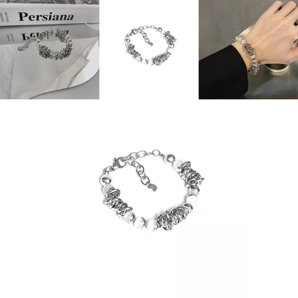 High-end Titanium Steel Cat Eye Bracelet Fashionable Personalized Chic 2024 Spring