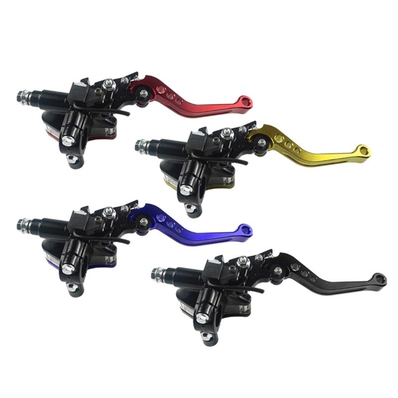 Universal Motorcycle Adjustment Front Brake Masters Cylinder Clutch Lever for Dirt Bike with 7/8" 22mm Standard Handlebar