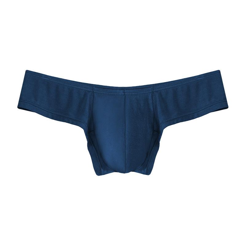 Men's Summer Thin Sexy U Convex Large Pouch Sports Low-waisted Briefs
