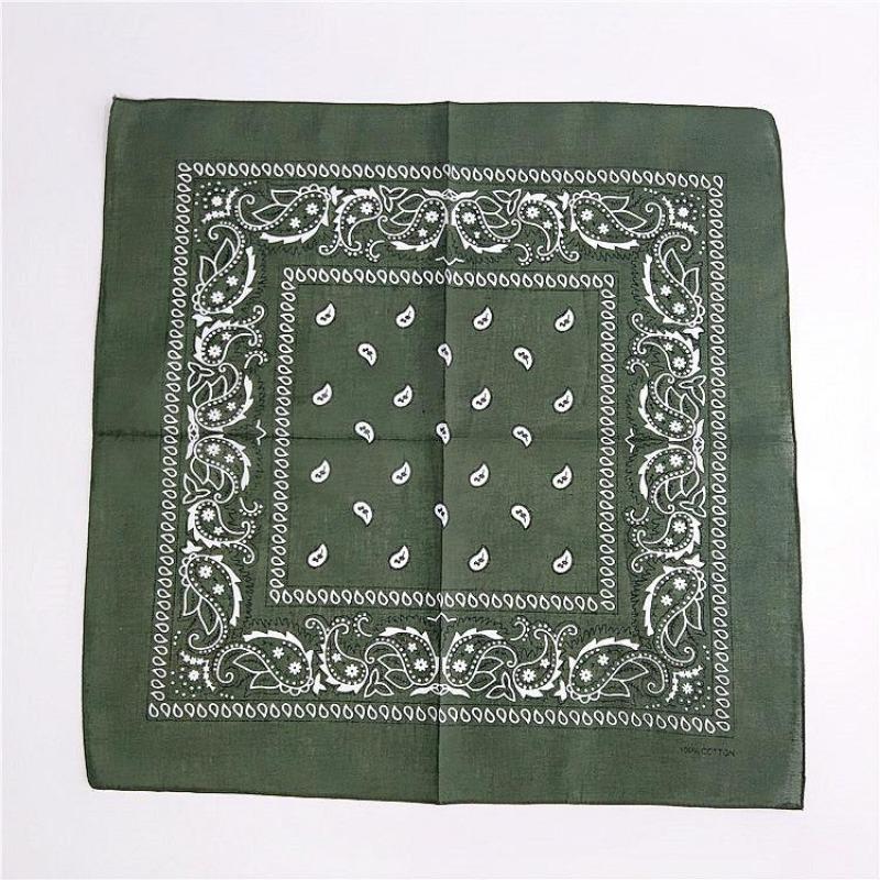 55 Bavlna a len Malý čtvercový šátek Malý Hedvábný šátek Dámská Jarní a Podzimní Móda Šátek na hlavu Pracovní Hip Hop Šátek