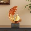 New Chinese Style Prosperous Fish Amber Resin Ornament