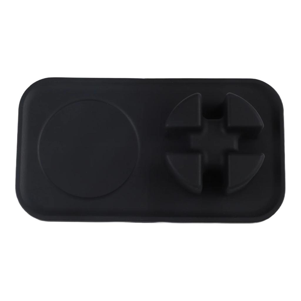 For NJ ES601 Espresso Tamping Mat Black Silicone Tamping Mat Stability For Precise Tamping Food-grade Silicone
