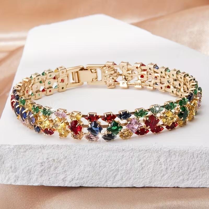 Modisches Elegantes Böhmisches Stil Armband für Damen - Bunt Geometrisch - Perfekt für den Alltag und Urlaubsfeiern