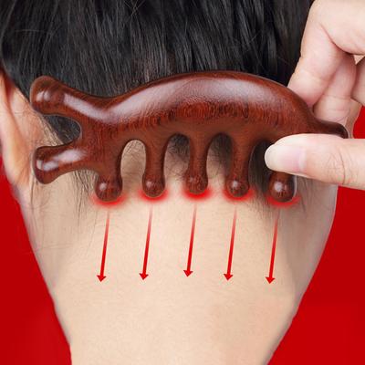 Body Meridian Massage Comb Wide Tooth Comb Anti-Static Smooth Hair Comb