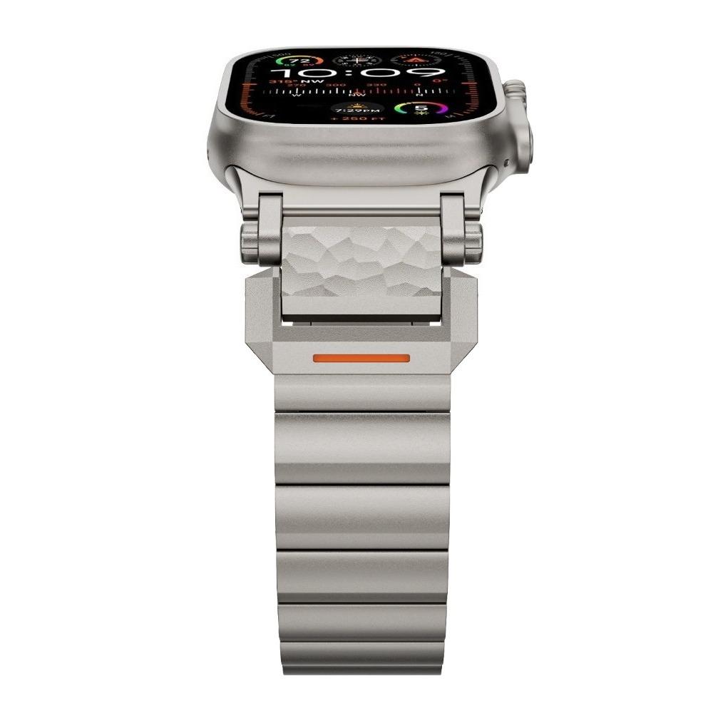 Titanový pásek pro Apple Watch Ultra 3 2 1 49mm Řadu 10 11 46mm Luxusní kovový pásek pro Iwatch 9 8 7 45mm 6 5 SE 3 44mm Náramek