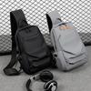 New Men's Breast Bag Trendy Cool Shoulder Messenger Bag Multi-functional Casual Breast Bag