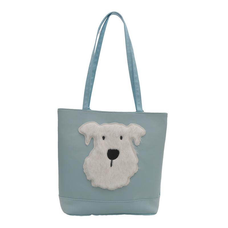 

Осінній милий мультиплікаційний плюшевий цуценя сумка жіноча 2024 нова модна модна ніша високого класу жіноча сумка синій