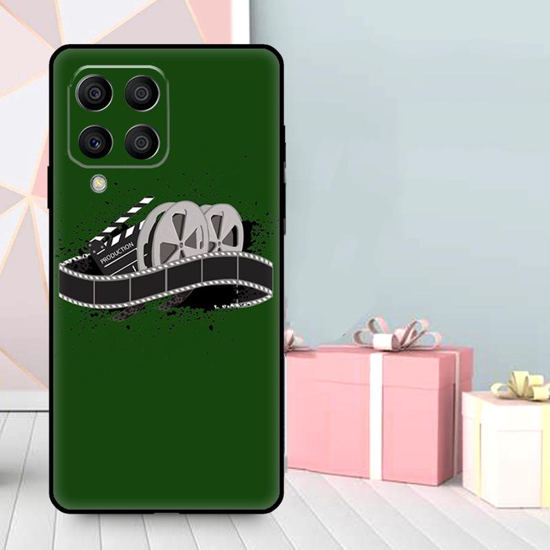 Film Movie Maker Clapperboard Take Case For Samsung Galaxy M56 M52 M32 M53 M16 M11 M21 M31 M35 M12 M13 M14 M15 M36 M55 M34 M54