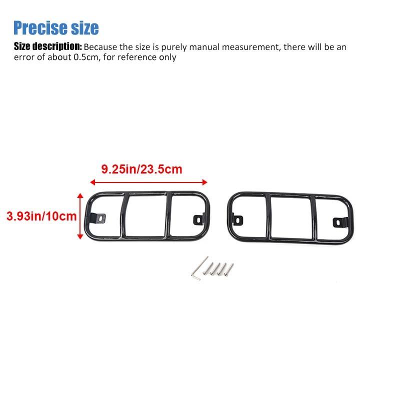 Bil Bakre Dimljus Lampskärm Skyddande Dekoration Kåpa För Jeep Grand Commander 2006-2010 Yttre Tillbehör