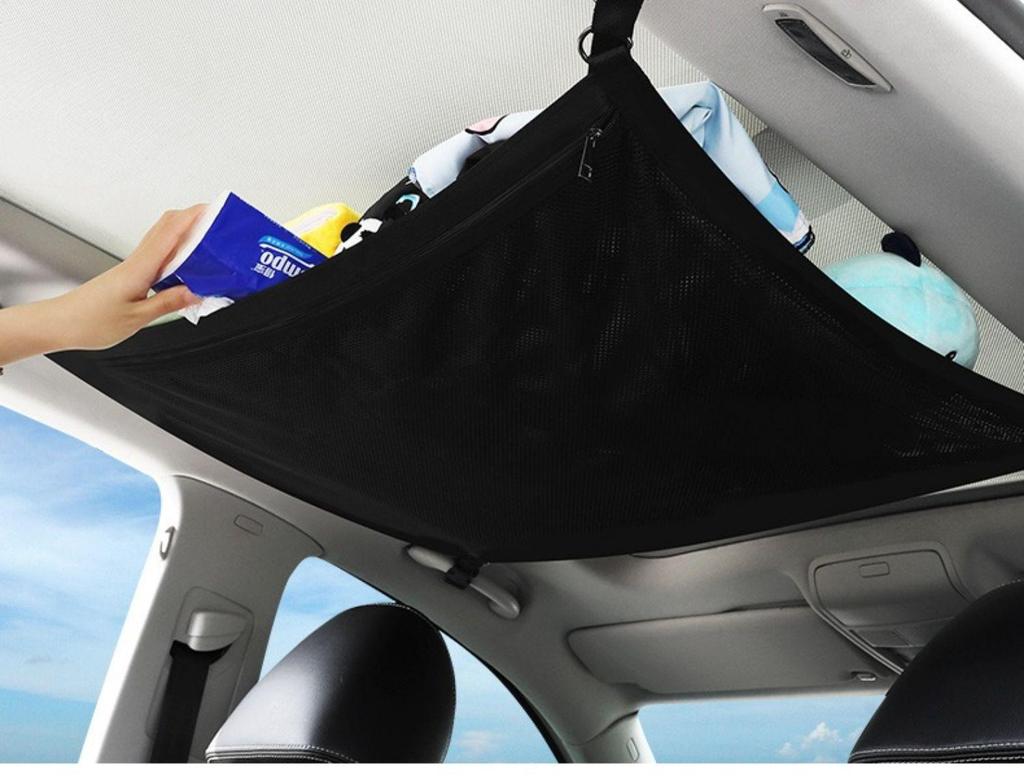 Adjustable Double-Layer Roof Storage Net for SUVs and Tents