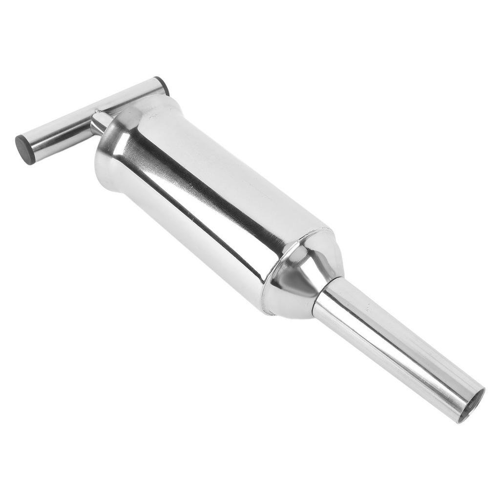 304 Stainless Steel Sausage Stuffer Tube Filler Meat Filling Funnel Stuffer Tube Manual Sausage