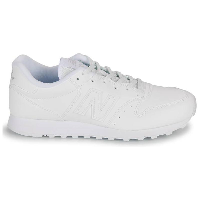 New Balance NB 500 Comfortable Low-Top Running Shoes Unisex Sneakers White GM500ZW2
