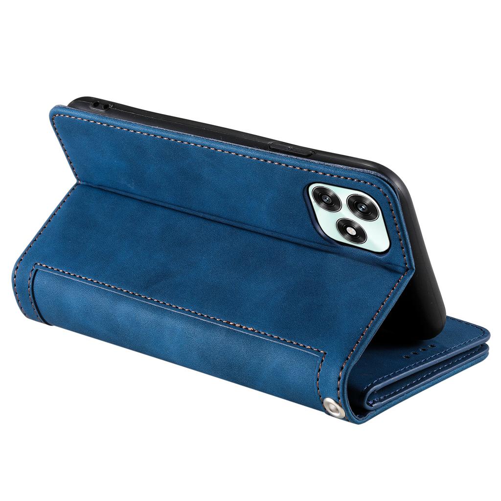 Phone Case For Honor Play10A 4G / X5c Plus 4G / X5c 4G 9 Card Slots Zipper Wallet PU Leather Phone Cover with Wrist Strap