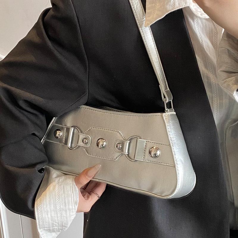 Unterarmtasche Sommer Neue Vielseitige Schultertasche Retro Qualität Handtasche