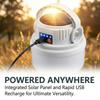 Waterproof Solar Camping Lights USB Rechargeable Rechargeable Light  Emergency Use