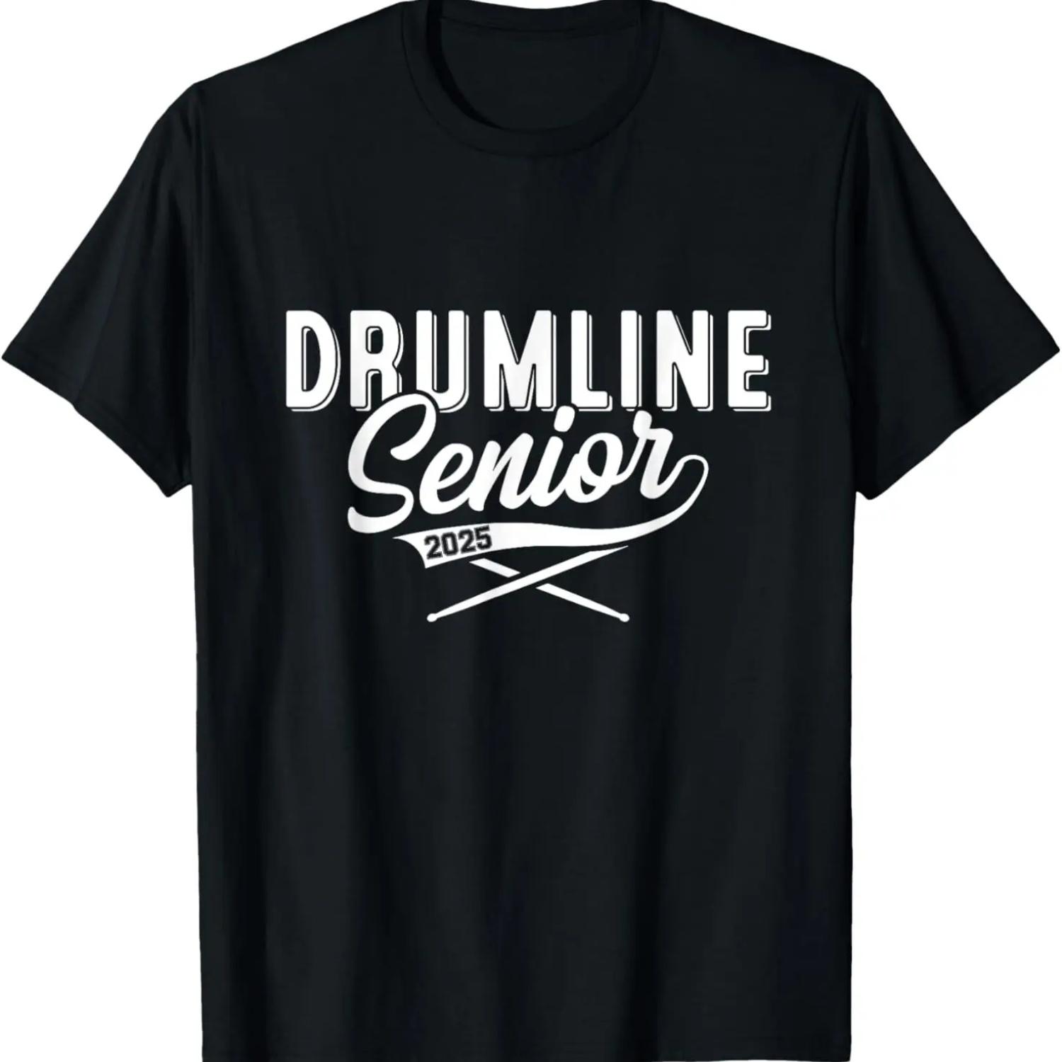 

Drumline Senior class of 2025 band senior 2025 drum T-Shirt XXXXXL чёрный