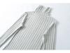 Elegant High Neck Long Sleeve A-Line Dress for Women - Spring/Autumn 2026