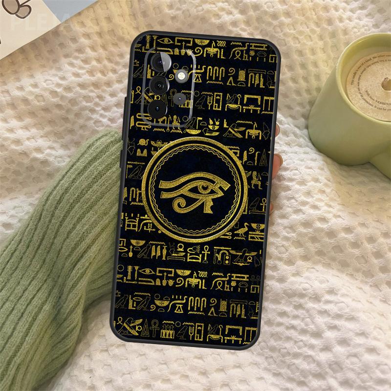 Sacred Eye of Horus Egypt Fresco Case For Samsung Galaxy A35 A15 A55 A53 A33 A13 A36 A56 A26 A16 A22 A32 A52 A54 A34 A05 A06