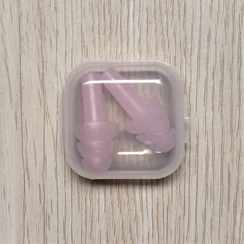 2 bucăți/set dopuri de urechi din silicon moale, izolare fonică, protecție pentru urechi, anti zgomot, sforăit pentru reducerea zgomotului de călătorie
