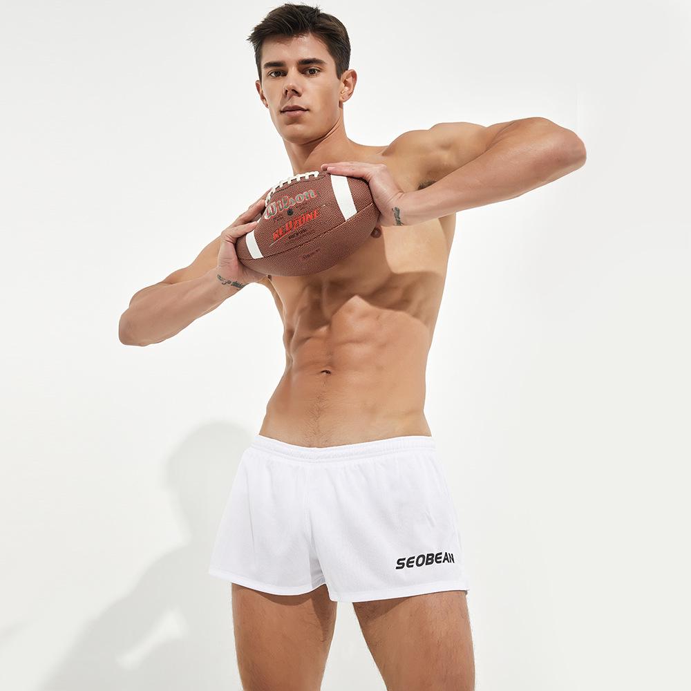 

SEOBEAN Men s Solid Color Casual Sports Shorts XX-Large