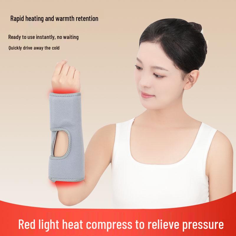 Arm Heat Pack with Red Light Therapy - Quick Heating, Lightweight, and Comfortable Protection Belt