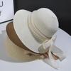 Women's Foldable Straw Sun Hat - Summer UV Protection Beach Hat
