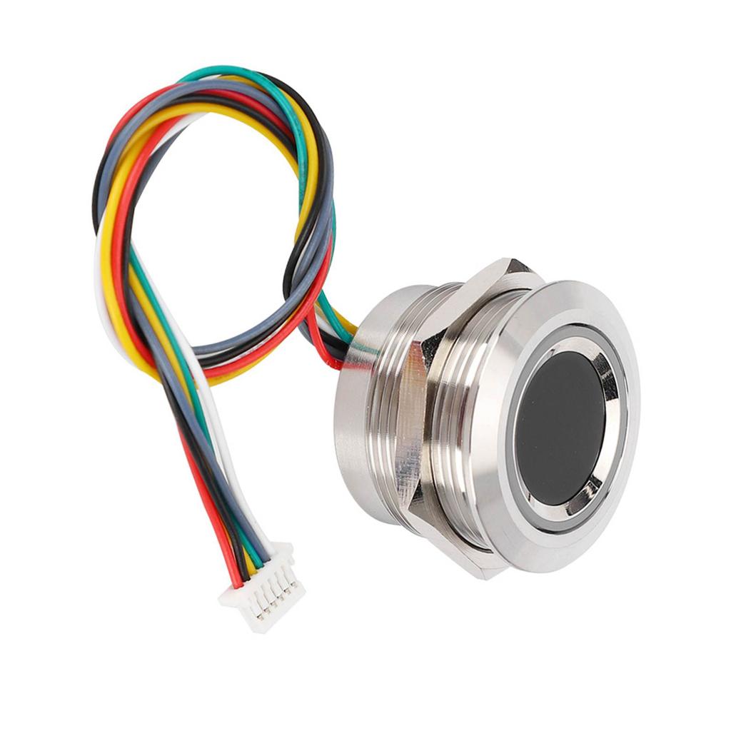 R503 Circular Capacitive Fingerprint Identification Module with 2‑Color Ring Indicator Light