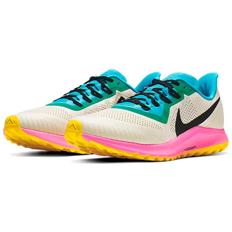 Nike Air Zoom Pegasus 36 Trail Light Orewood Brown Pink Blast Blue Lagoon AR5677-101