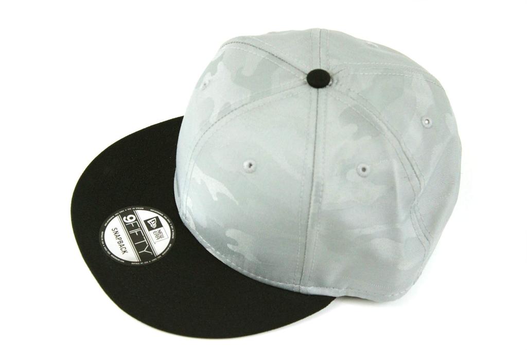 New Era 9FIFTY Camouflage Snapback Cap In Camo Black/Grey