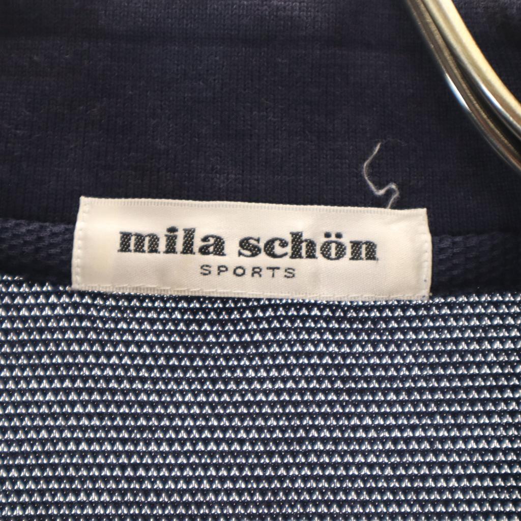 mila schon sports Made In Japan Long Sleeve Polo Shirt 175-185 Navy Men's Used