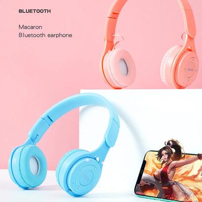 Headphones Kids Wireless Bluetooth Earphones Stereo Foldable Helmets Music Gaming Headsets Over-ear Headphones for
