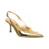 Ferragamo Egna Leather Slingback Pump Gold