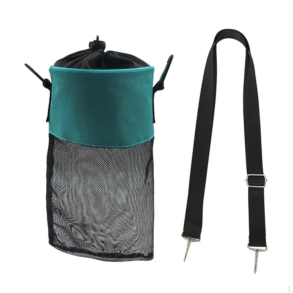 Clothes Peg Bag Mesh Organizer Storage with Hooks And Drawstring Made of Breathable Oxford for ,
