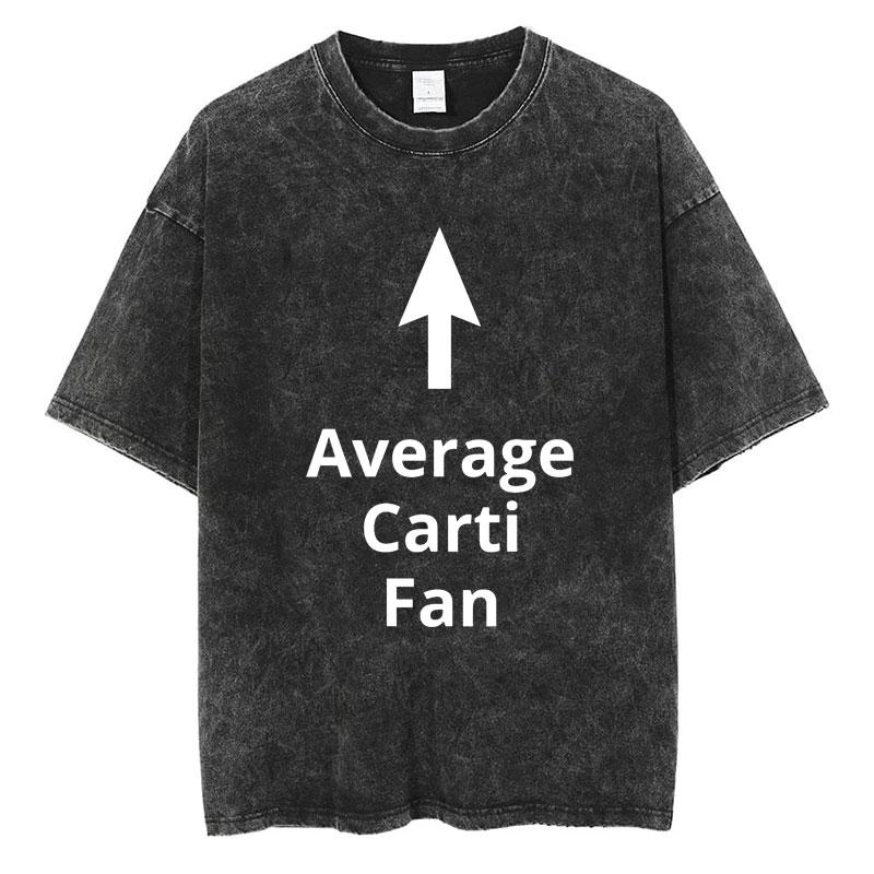 Rapper Playboi Carti Álbum Musical Die Lit Camiseta Lavada Hombres Mujeres Hip Hop Camisetas Populares Moda Camisetas Góticas Algodón Streetwear