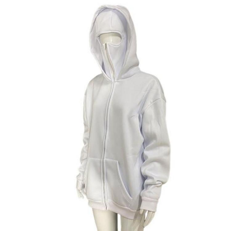 Warm Winter Hoodie Coat Unisex Thick Double Hooded Sweatshirt Jacket Loose Fit Casual Solid Color