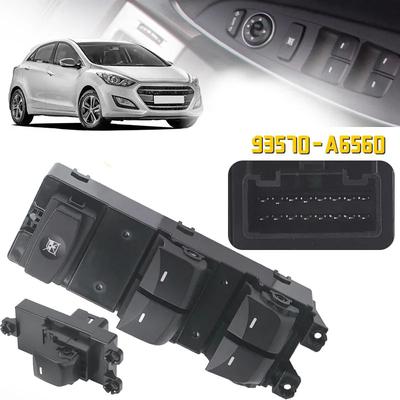 93570-A6560 LHD RHD Elektrischer Hauptfensterheber-Schalterknopf 16 Pins Für Hyundai i30 2012 2013 2014 2015 2016 Autozubehör