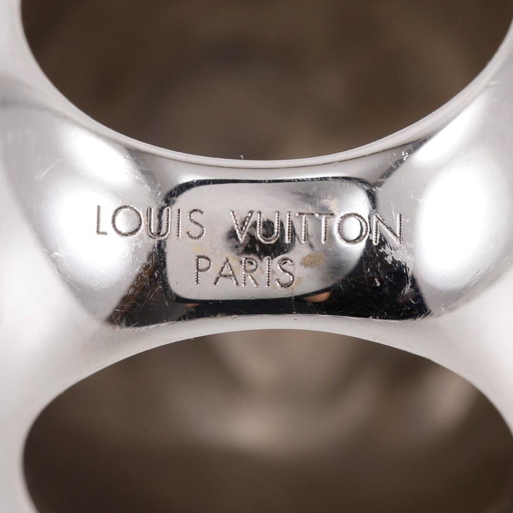 Louis Vuitton Bookle Dreille Ring Strass Cocktail Planet Rare Design multicolor/Rhinestone #6.8(US Size) 36.04g Unisex Used