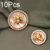 Bottoni di Metallo Antichi con Strass Decor Oro Ape Bottoni di Perla per Vestiti Cappotto Cardigan Maglione Accessori da Cucito Lavori di Maglieria