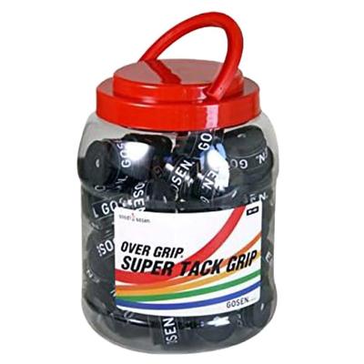GOSEN Super Tuck Grip OG106 Overgrip Black (60 Pieces)