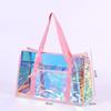 Laser Schultertasche irisierend farbene Handtasche blendende TPU Schultertasche Strandtasche