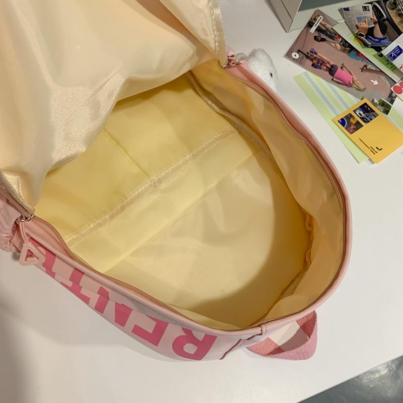 Сплошной цвет Студенческая сумка Женский рюкзак для кампуса Маленький рюкзак — фото 6