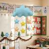 Heart/Star Design Cloud Hanging Decor 3D Wall Hanging Pendant Nursery Room Pendant  Photo Props